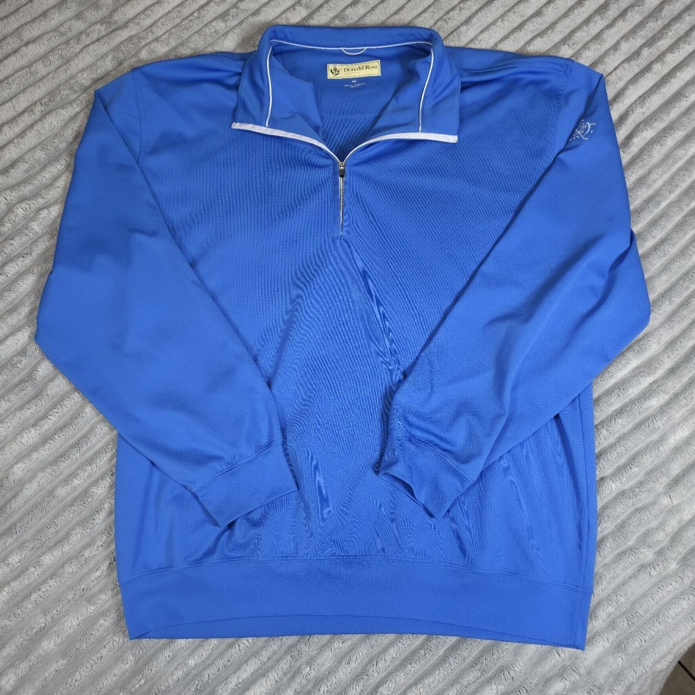 Donald Ross Sportswear Polo Golf Shirt Mens 2XL Long‎ Sleeve Performance